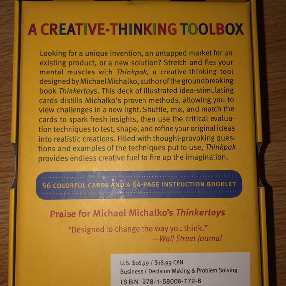 Thinkpak - A brainstorming card deck - Picture 2 of 2